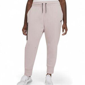 Nike Tech Fleece Joggers Pants Womens Size 2X Lightweight Warm Fleece Light Pink